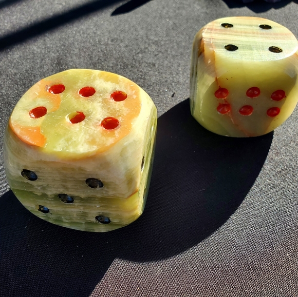 Large Onyx Green & Brown Die 1 lb - Picture 4 of 5